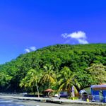 Restaurant le nouveau couché de soleil sur la plage de Malendure, Gwada