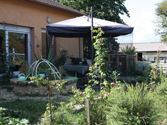 Jardin des chambres d'hôtes au bois de mon coeur Foameix-Ornel Verdun