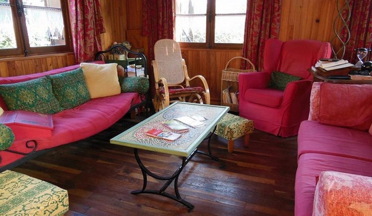 salon du cottage A la lumière de Jane