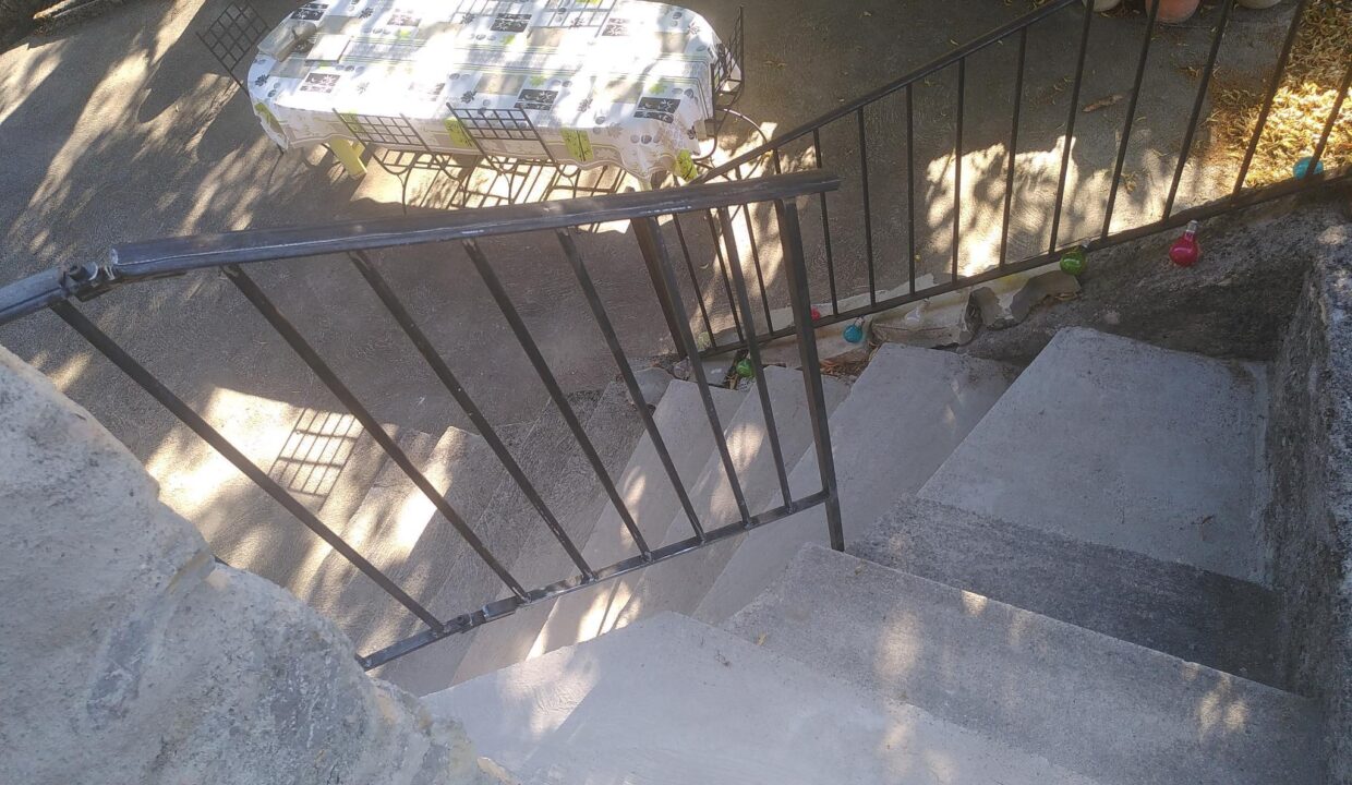 Escalier ext vue d'en haut